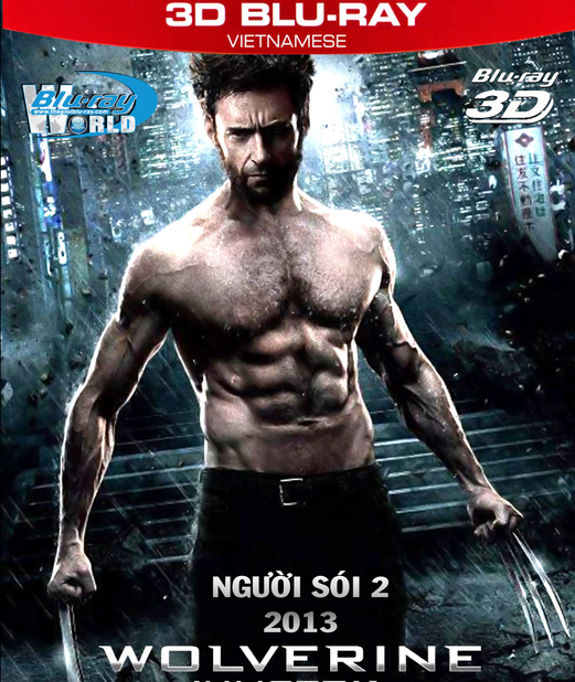 Z046 - The Wolverine - NGƯỜI SÓI 2013 3D 50G (DTS-HD MA 5.1)  